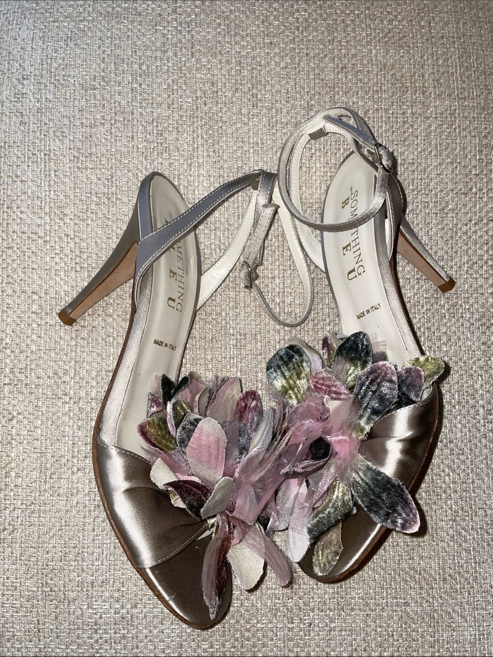 NWOT BHLDN x Something Bleu Agave Peep-Toe Sandals size 8 - Picture 6 of 8